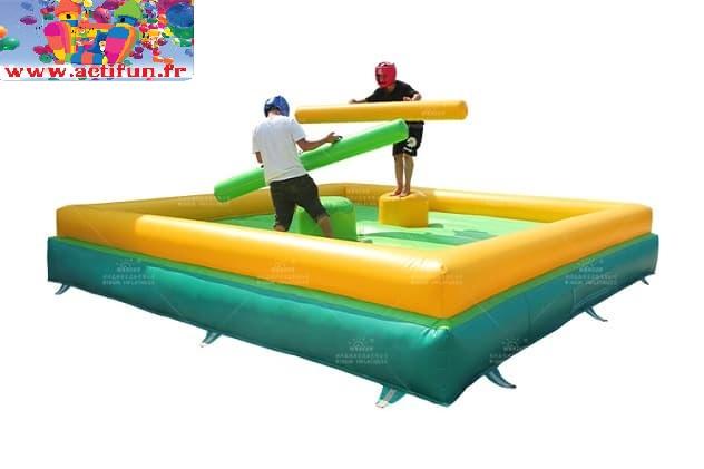 Gladiator joust interactive inflatable game 2