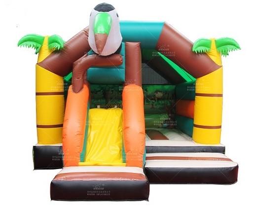 Inflatable toucan jumping castle wsc 387 3