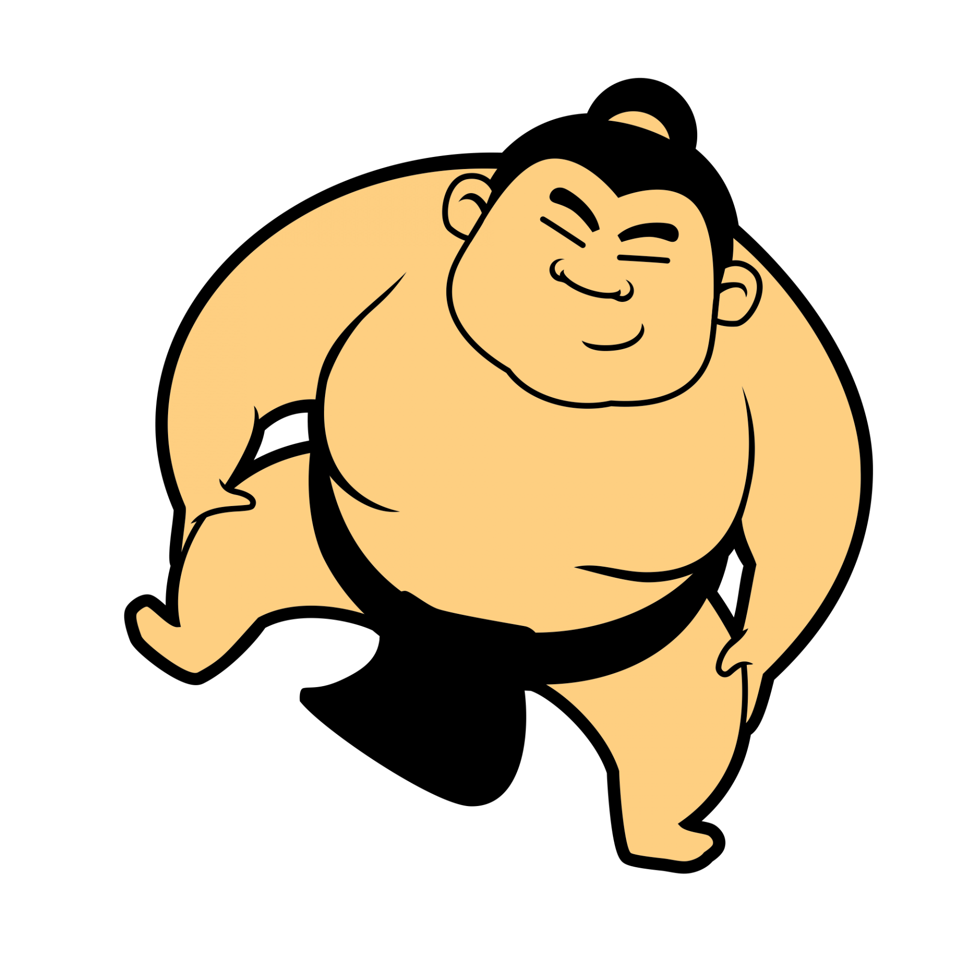 Sumo image cartoon